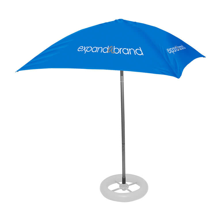Expandabrand branded flag, gazebo or display manufactured for a Durban client