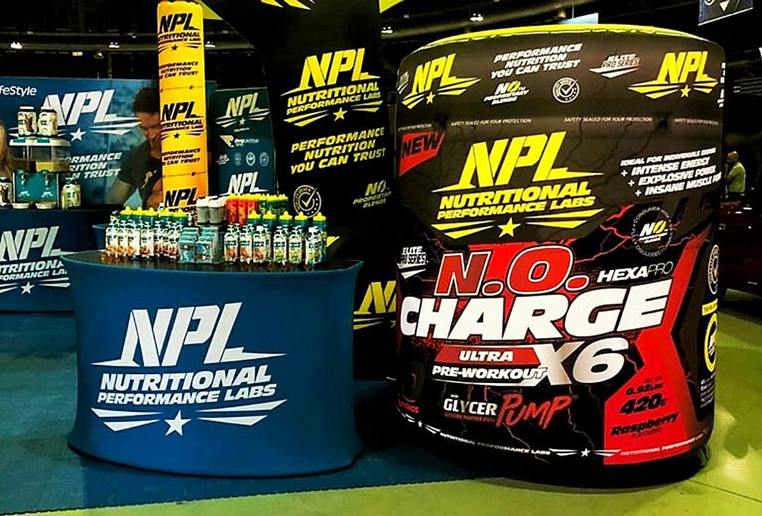 Expandabrand branded flag, gazebo or display manufactured for a Durban client